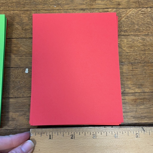 50 blank red and green note cards stationary - Picture 6 of 6